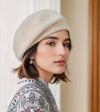 Gorra elegante para mujer estilo parisino