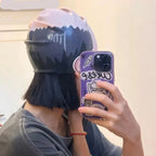 Gorro de natación divertido con diseño de cabeza calva