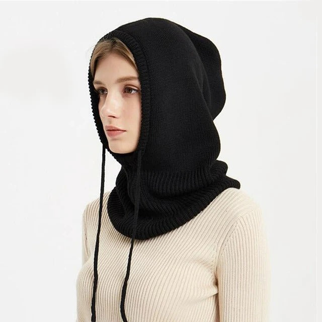 Gorro de punto de cachemira suave para invierno y clima frío