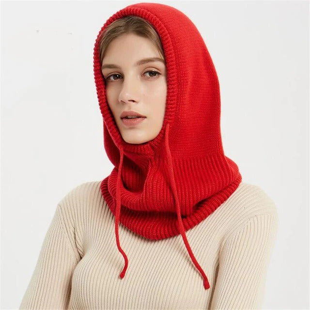 Gorro de punto de cachemira suave para invierno y clima frío
