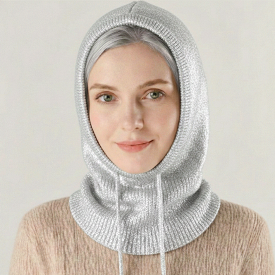 Gorro de punto de cachemira suave para invierno y clima frío