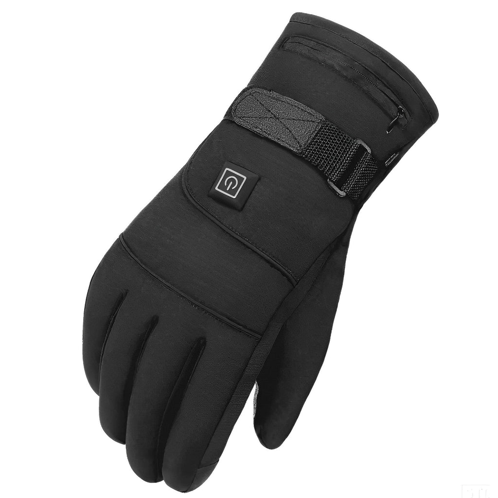Guantes calefactables para manos frías con yemas táctiles y correa impermeable en la muñeca