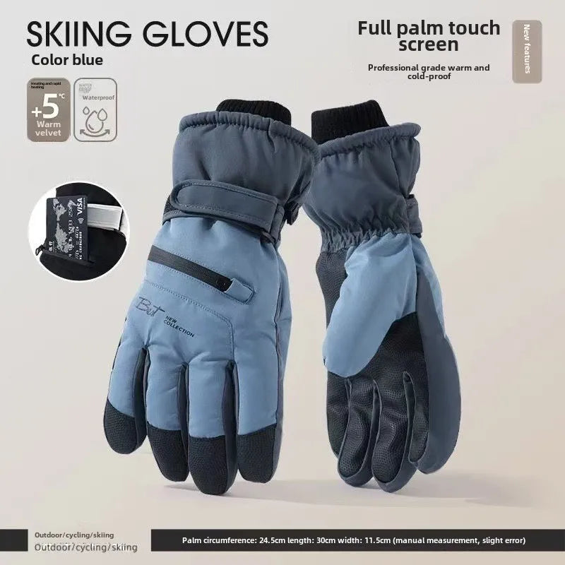 Guantes de invierno GlacioShield Pro impermeables con forro polar