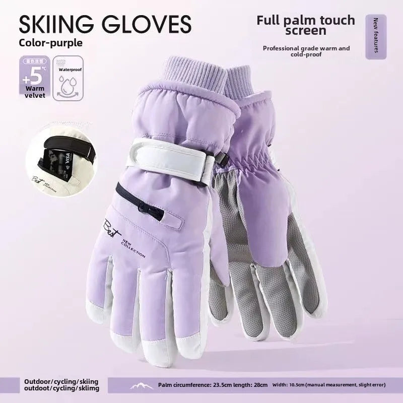 Guantes de invierno GlacioShield Pro impermeables con forro polar