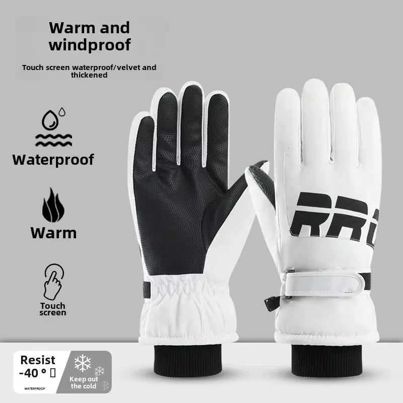 Guantes de invierno GlacioShield Pro impermeables con forro polar