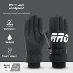 Guantes de invierno GlacioShield Pro impermeables con forro polar