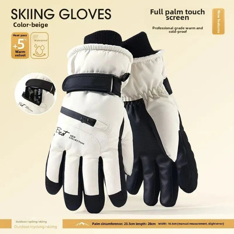 Guantes de invierno GlacioShield Pro impermeables con forro polar