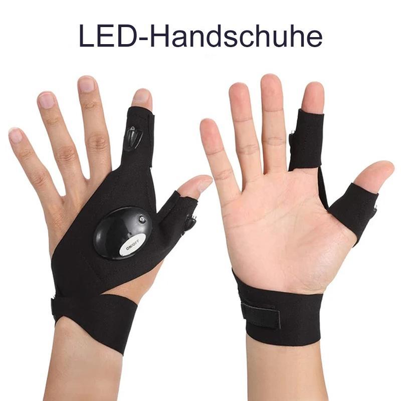 Guantes LED con iluminación resistente al agua