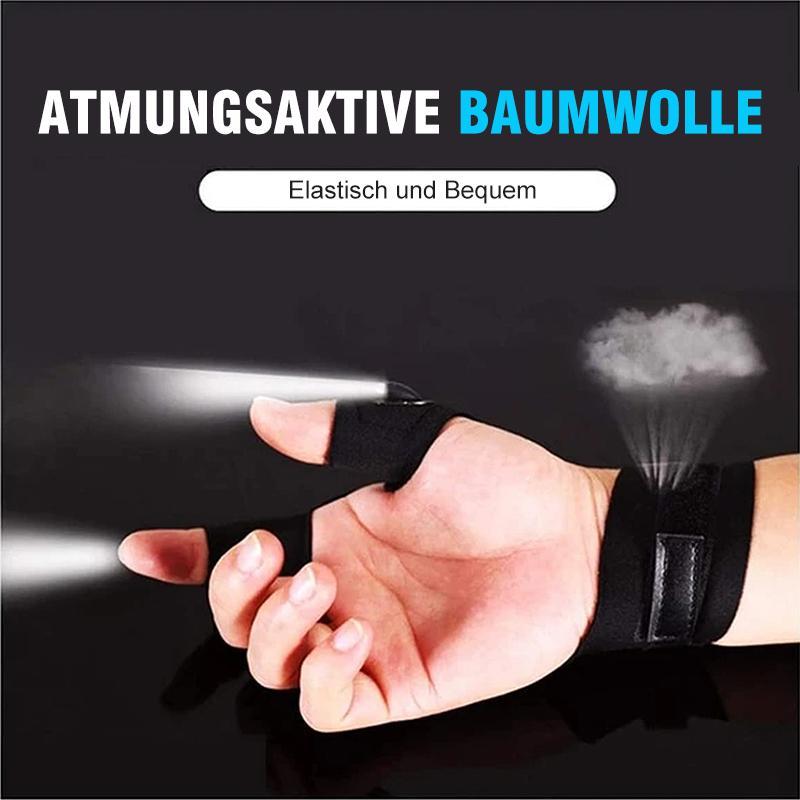 Guantes LED con iluminación resistente al agua