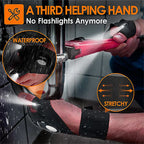 Guantes LED con luces impermeables