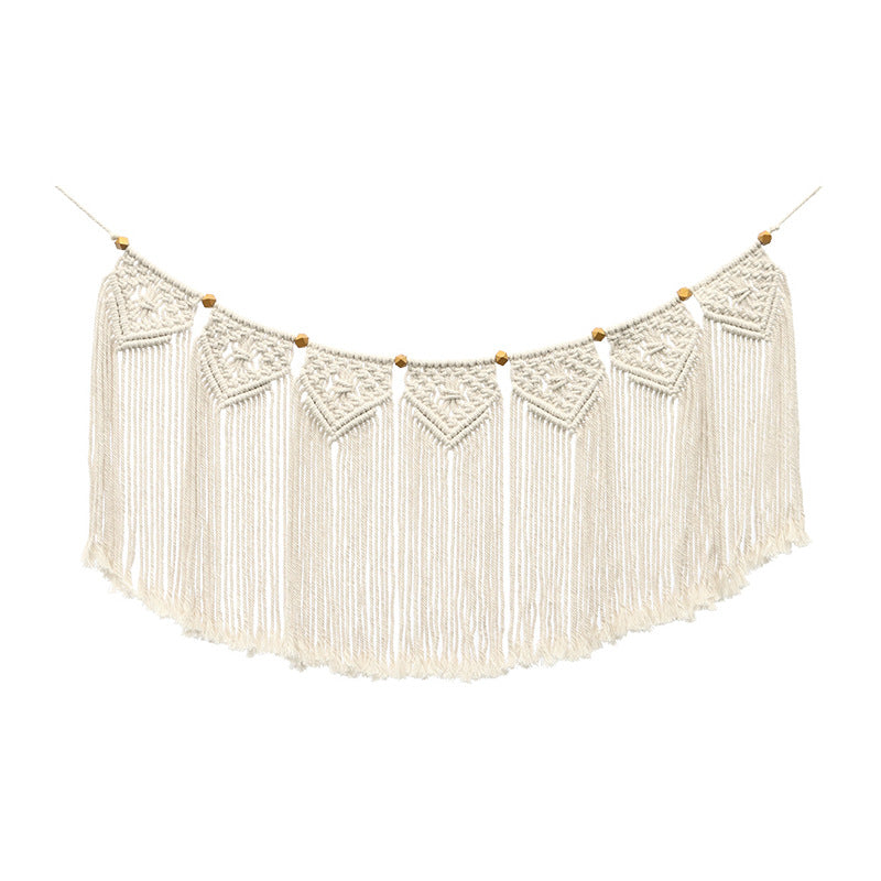 Guirnalda decorativa de macramé para pared