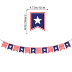 Guirnalda decorativa unisex con motivo de estrellas y cartón resistente