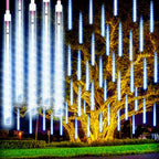 Guirnalda LED impermeable con forma de gotas de lluvia