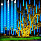 Guirnalda LED impermeable con forma de gotas de lluvia