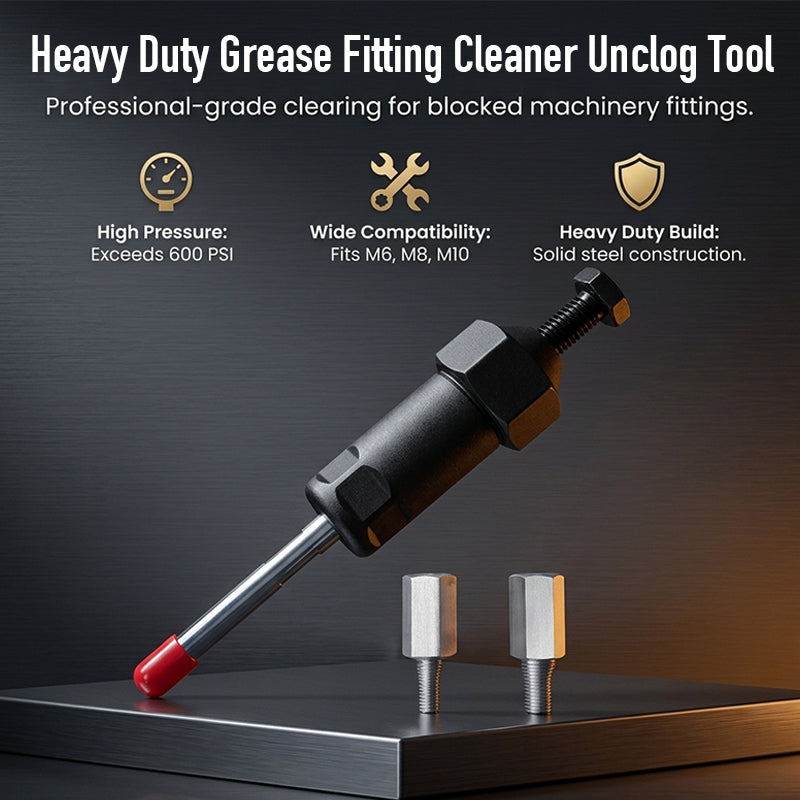 ORNISHOP Heavy Duty Grease Fitting Cleaner Tool