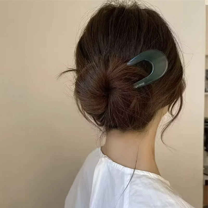 Horquilla de pelo en forma de U para peinados elegantes