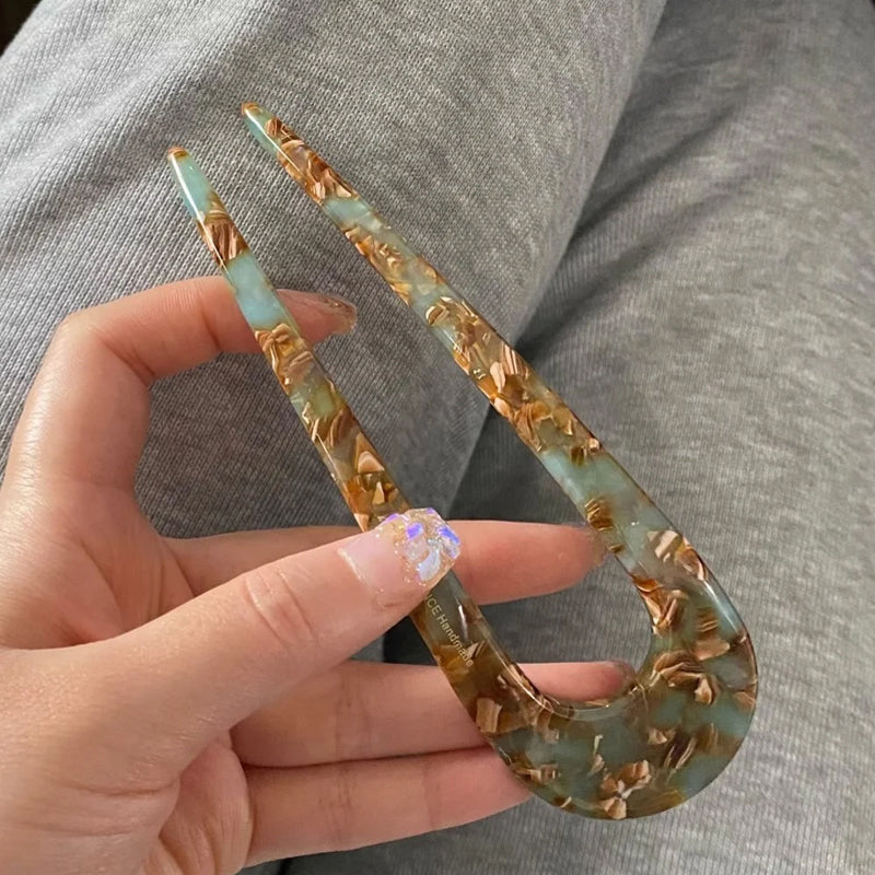 Horquilla de pelo en forma de U para peinados elegantes
