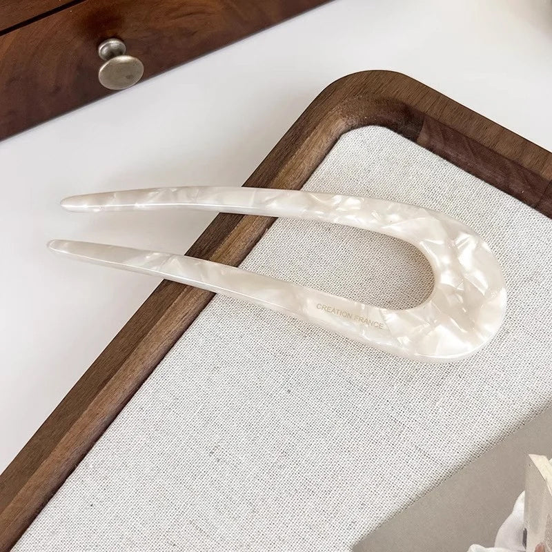 Horquilla de pelo en forma de U para peinados elegantes