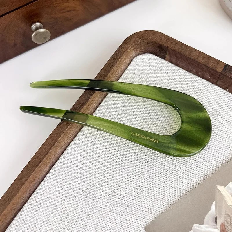 Horquilla de pelo en forma de U para peinados elegantes