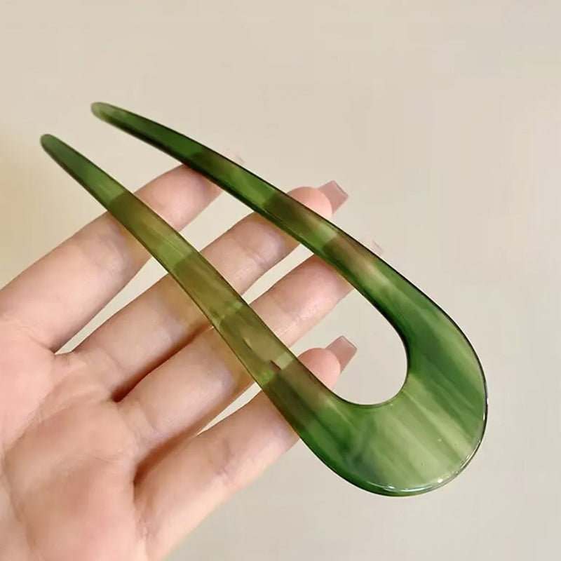 Horquilla de pelo en forma de U para peinados elegantes