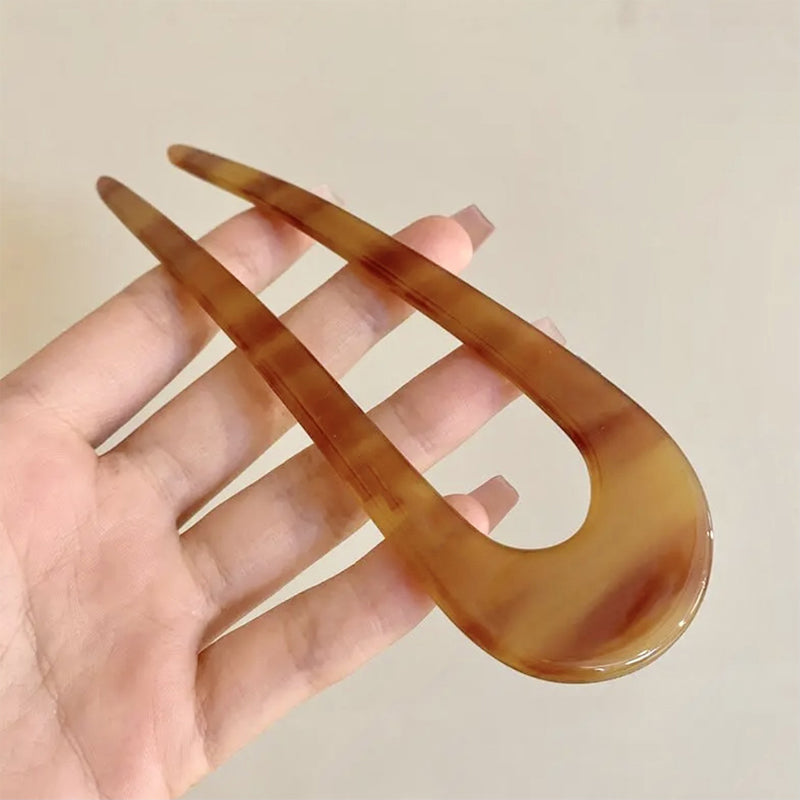 Horquilla de pelo en forma de U para peinados elegantes