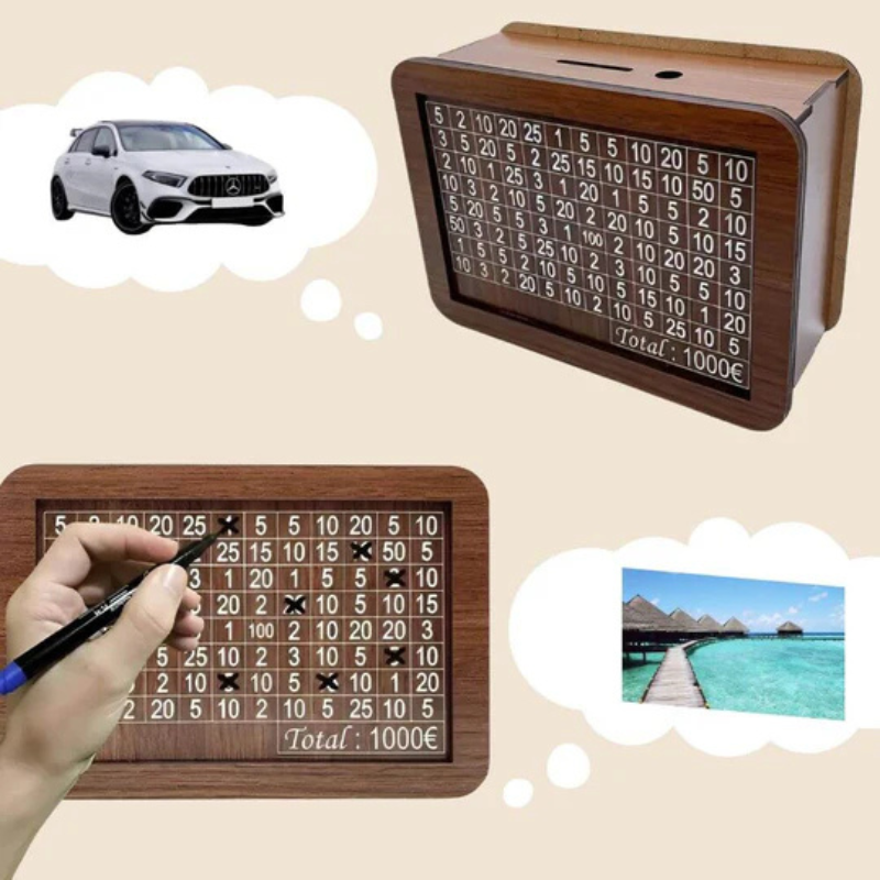 Hucha digital con contador LCD integrado