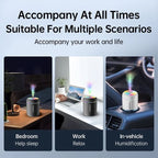 Humidificador de aire USB de 180 ml con iluminación LED