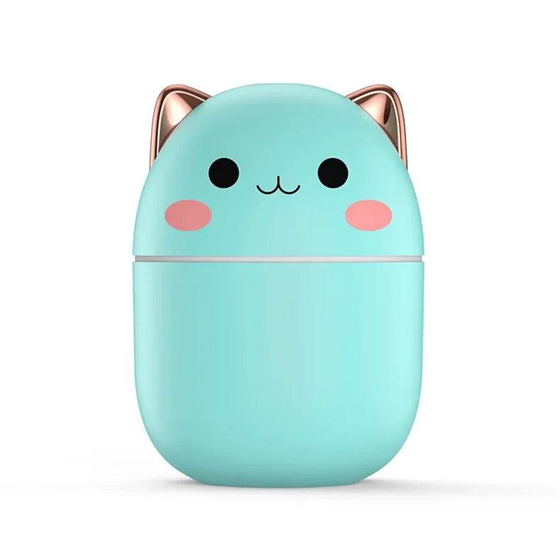 Humidificador difusor de aromas con forma de gato