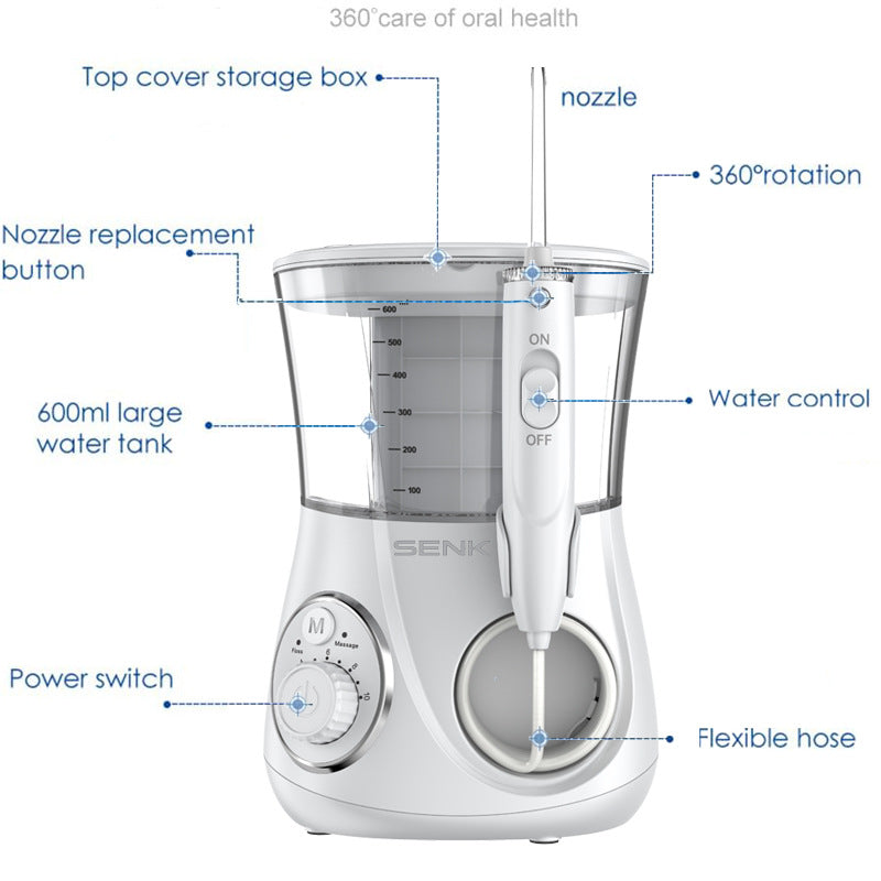 Irrigador dental de agua avanzado