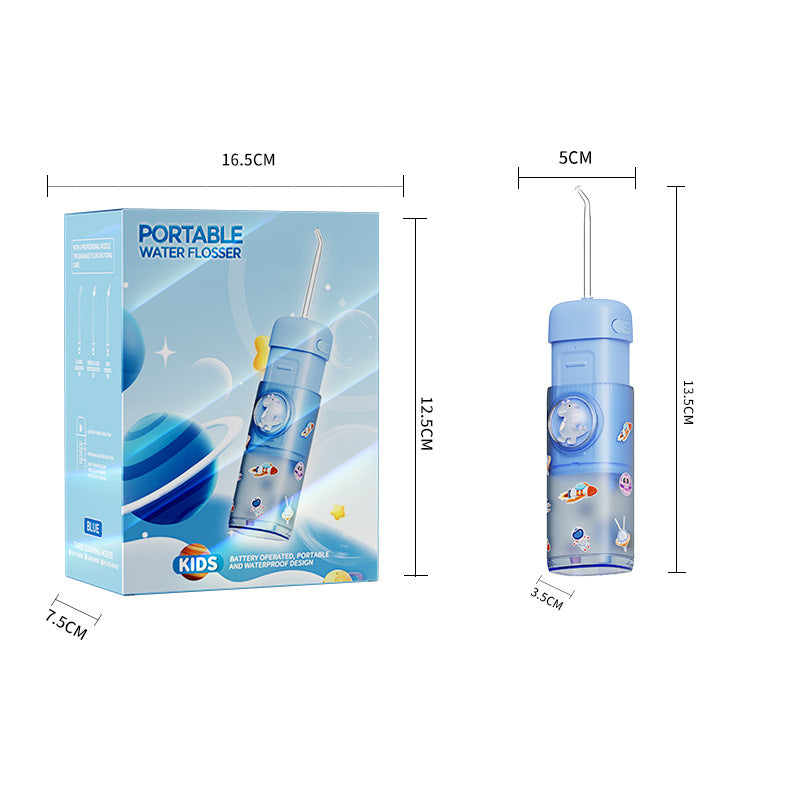 Irrigador dental portátil para niños