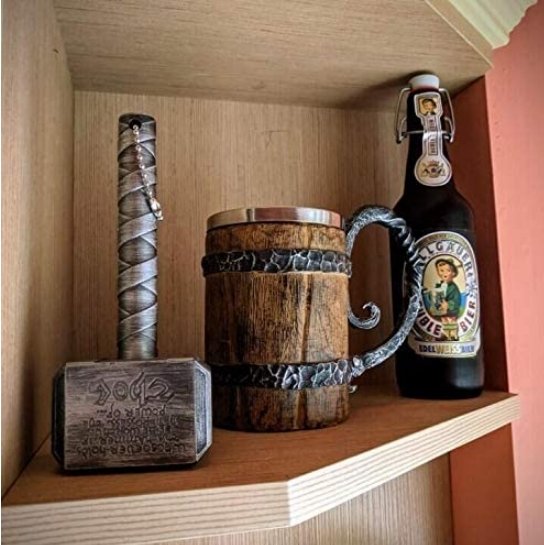 Jarra nórdica de taberna con aislamiento para bebidas frías y calientes