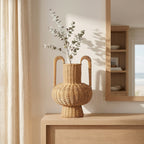 Jarrón decorativo artesanal de diseño moderno