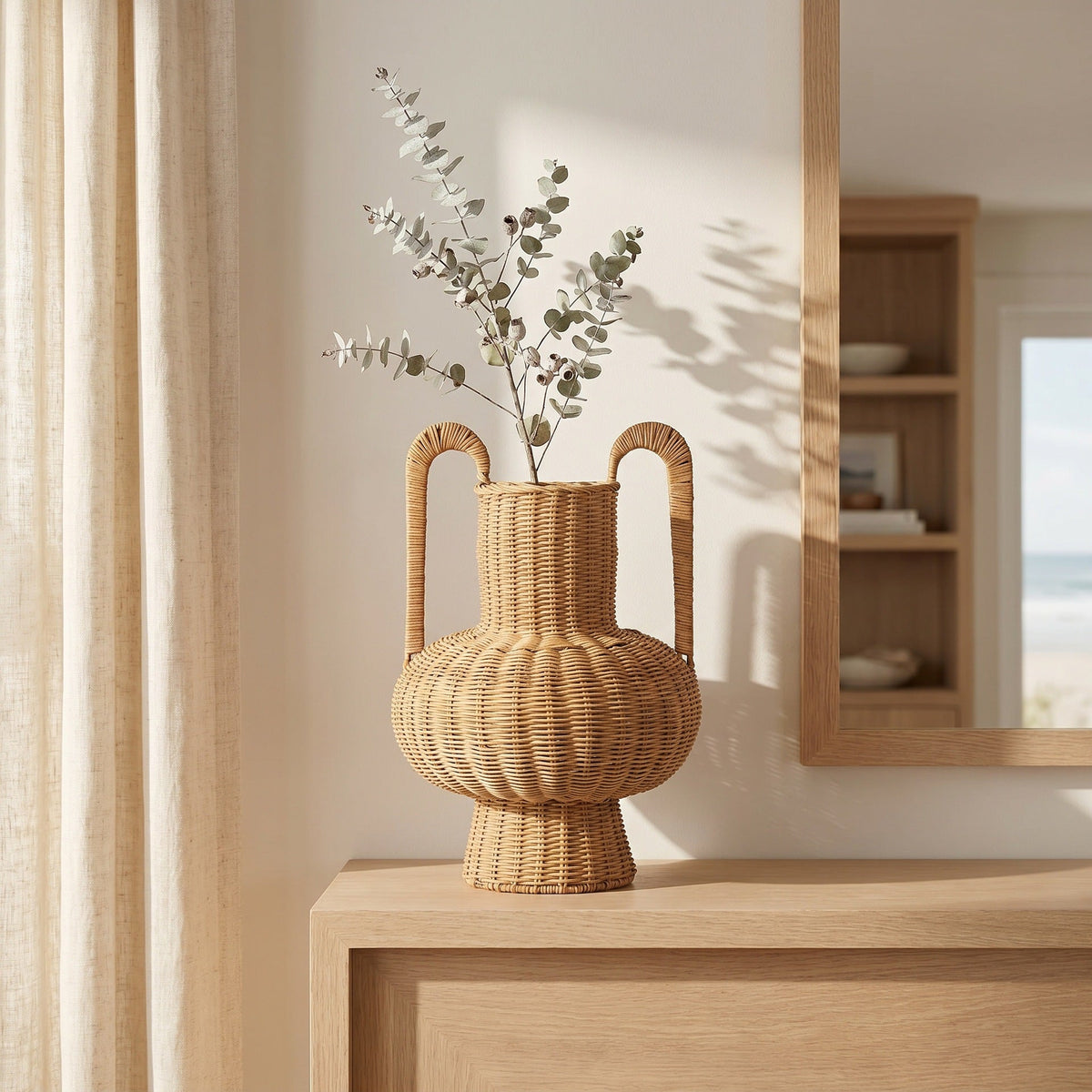 Jarrón decorativo artesanal de diseño moderno