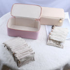 Joyero con 12 compartimentos de cremallera