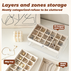 Joyero organizador con protección antioxidante