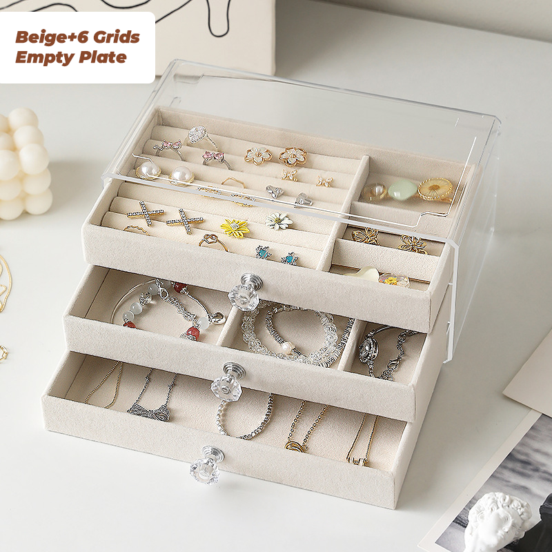 Joyero organizador con protección antioxidante
