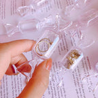 Joyero transparente con forma de caramelo (10 unidades)