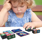 Juego de bloques de patrones para aprendizaje creativo