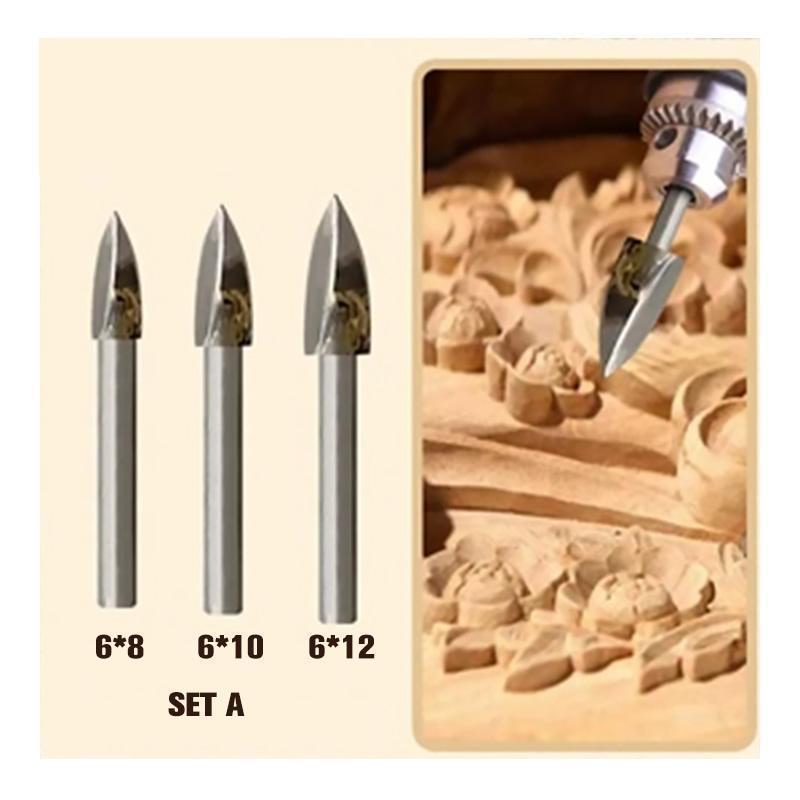 Juego de brocas para talla en madera