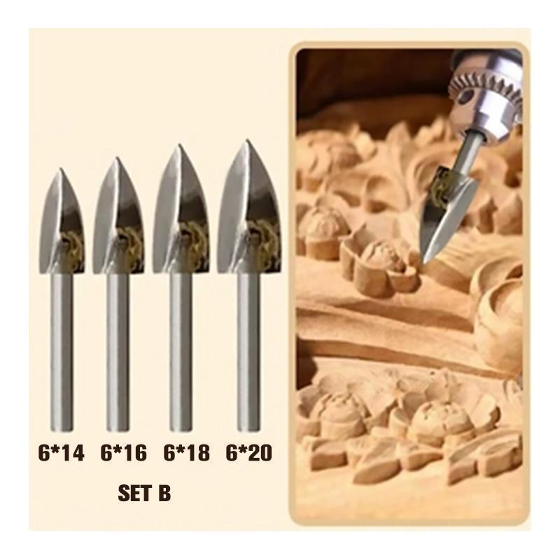 Juego de brocas para talla en madera