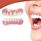 Juego de dentadura de silicona flexible con piezas superior e inferior separadas para adultos