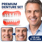 Juego de dentaduras de grado médico moldeables por calor (superior e inferior)