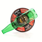 Juego de la botella para fiestas con base giratoria y 8 retos, juego de mesa para beber para adultos, plástico