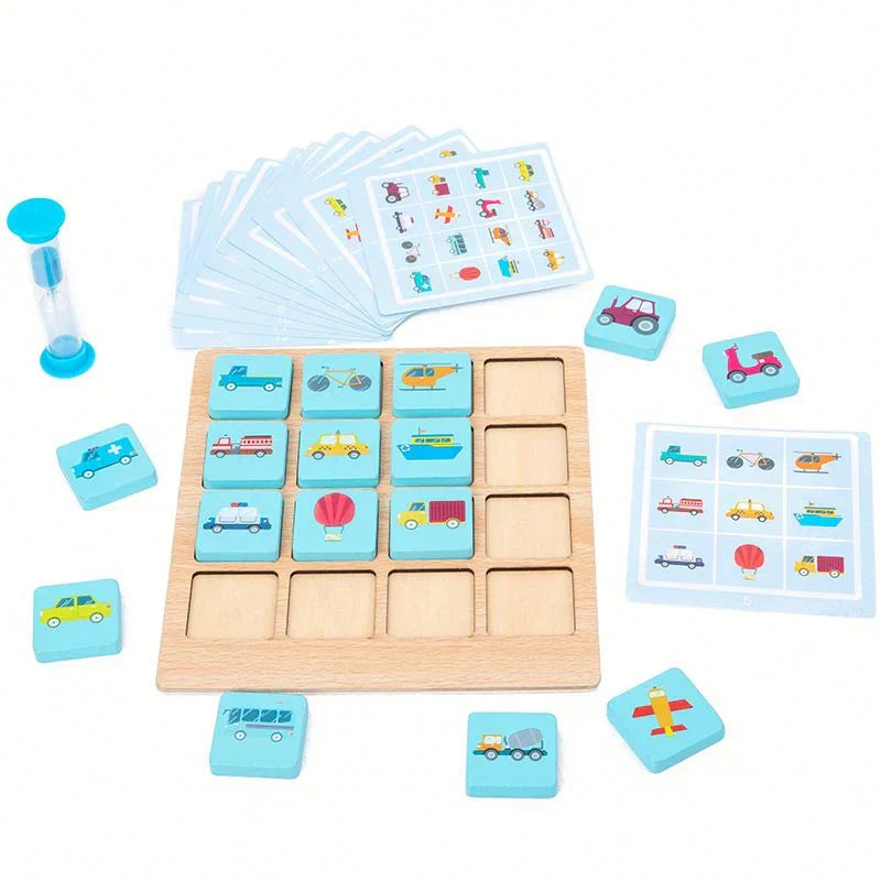 Juego de memoria y patrones para niños