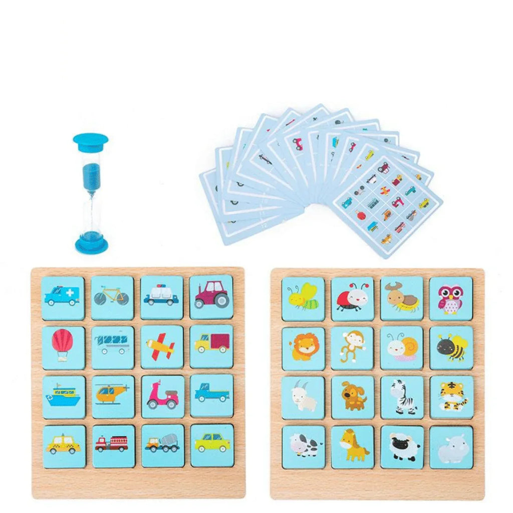 Juego de memoria y patrones para niños