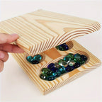 Juego de mesa Mancala de madera natural