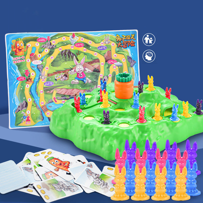 Juego de mesa Trampa para conejos — Defiende la zanahoria
