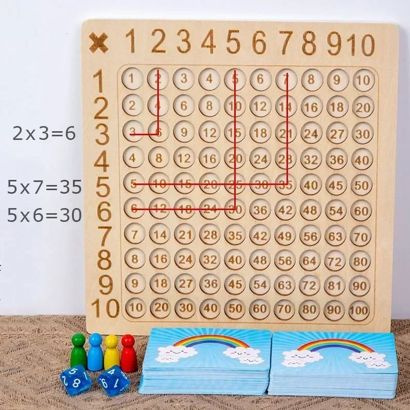 Juego de multiplicaciones para niños
