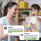 Juego de puzle Tetris sostenible para toda la familia