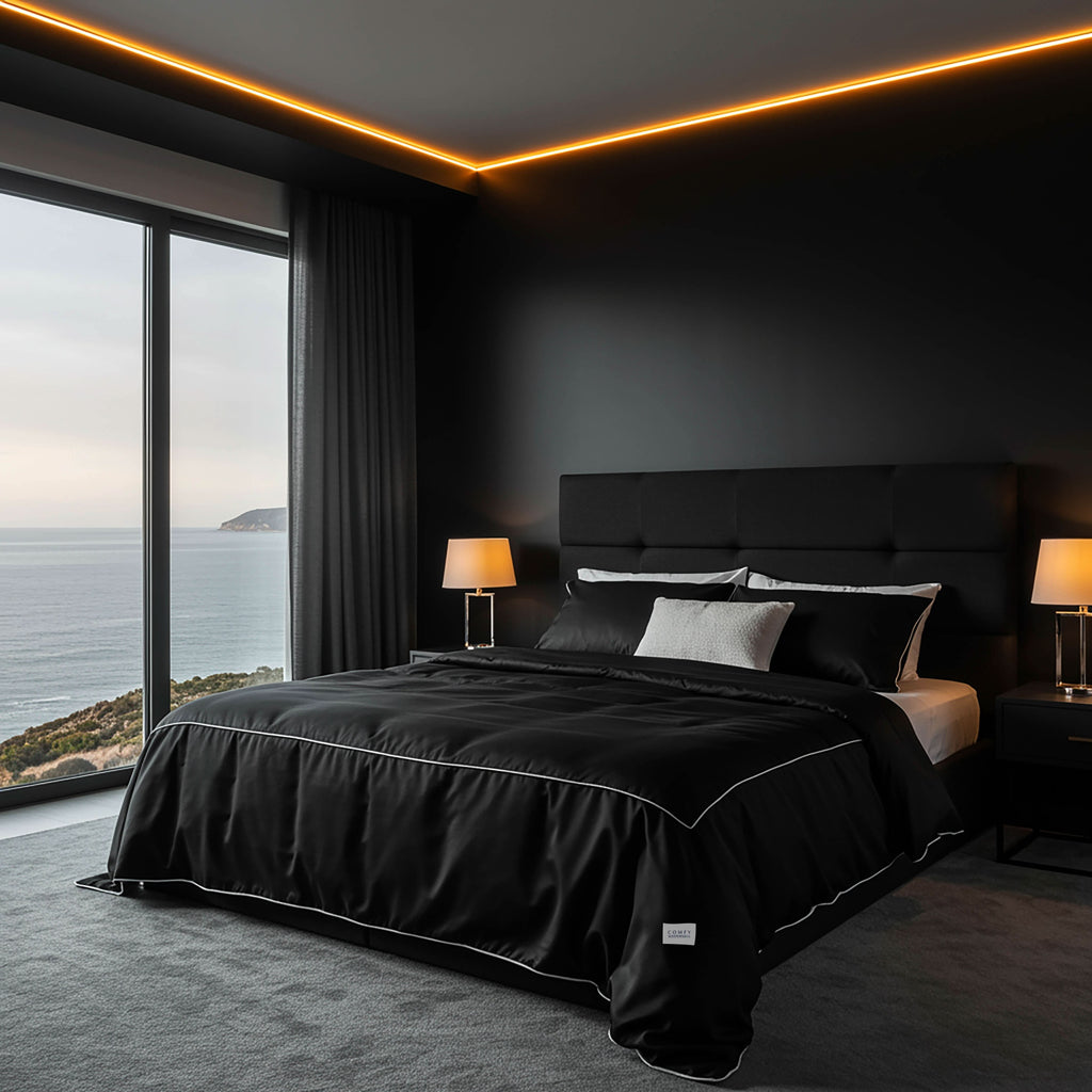 Juego de sábanas premium suaves para cama doble, Queen y King